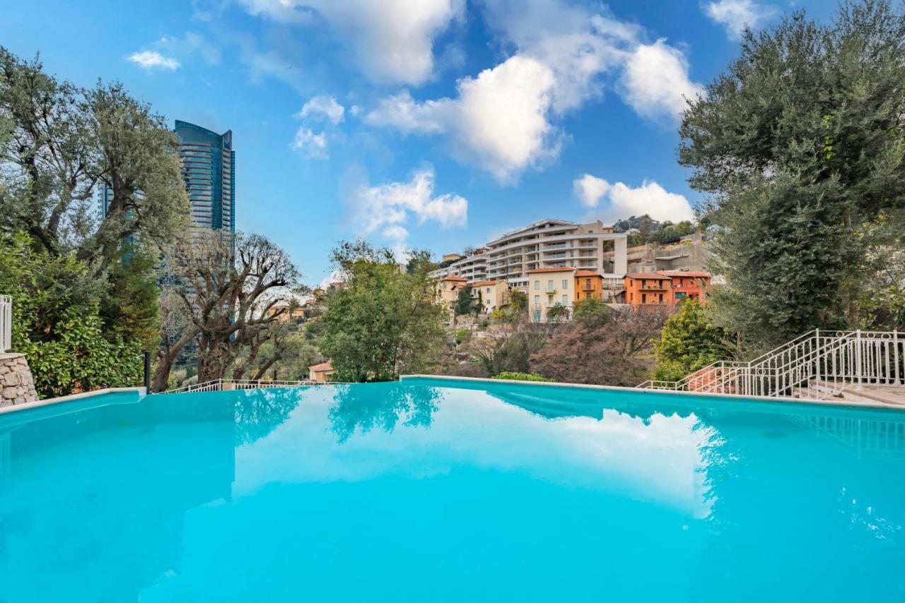 Vue Mer & Tour Odeon - Piscine - Parking - Av Beausoleil Exterior foto